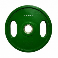 диск олимпийский d51мм grome fitness wp078-10 зеленый