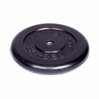 диск обрезиненный d26мм mb barbell mb-pltb26 5кг черный