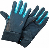 перчатки для бега nike men's tech thermal running gloves armory slate/blue hero