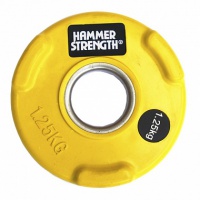 диск олимпийский цветной обрезиненный d51мм hammer wp074 1,25кг желтый