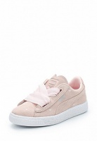 кеды puma suede heart valentine ps 36513603 pearl-pearl